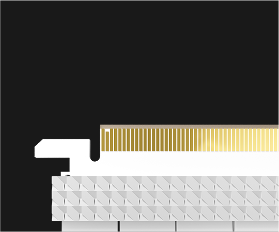 Gold-Plated
Pin Connectors